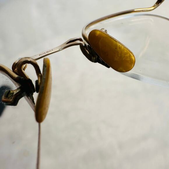 Vintage 1920’s 12K Gold Filled Spectacles with Original Eyeglass Case - Picture 7 of 8